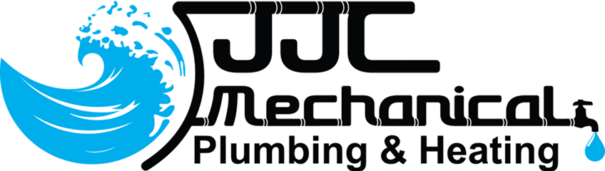 Blue wave graphic, JJC Mechanical branding