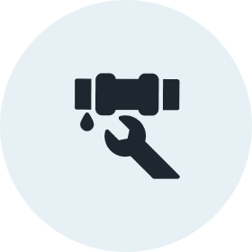 Plumbing repair symbol