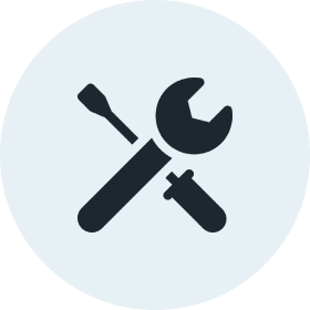 Wrench and screwdriver icon